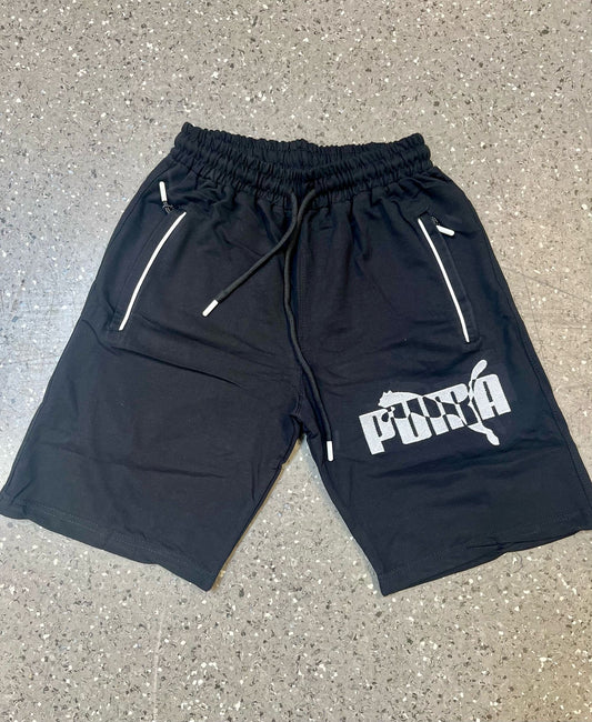 Pantalon Barbat Sc Pma Negru/Alb